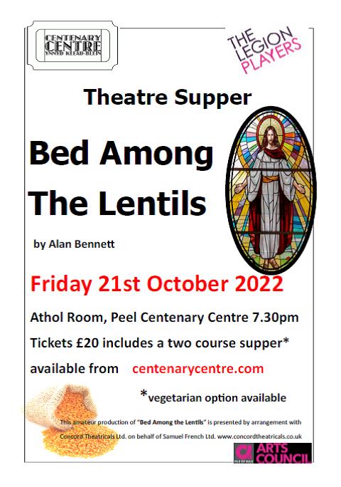 Theatre Supper - Bed Among The Lentils @ Centenary Centre