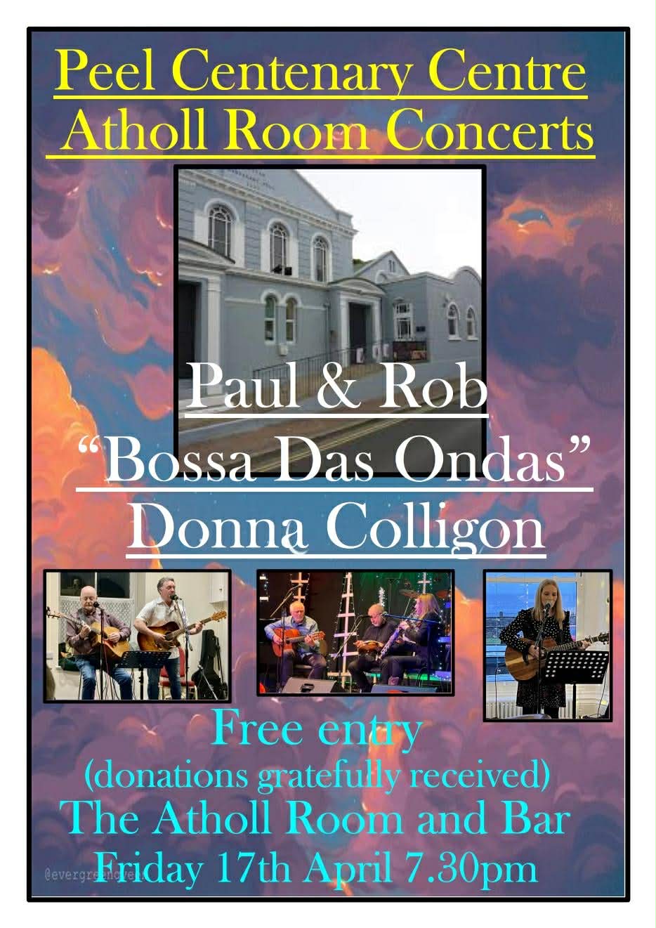 Atholl Room Concerts (Free Concerts) @ Centenary Centre